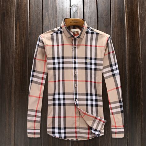 fake burberry plaid shirt|burberry collar shirt men's.